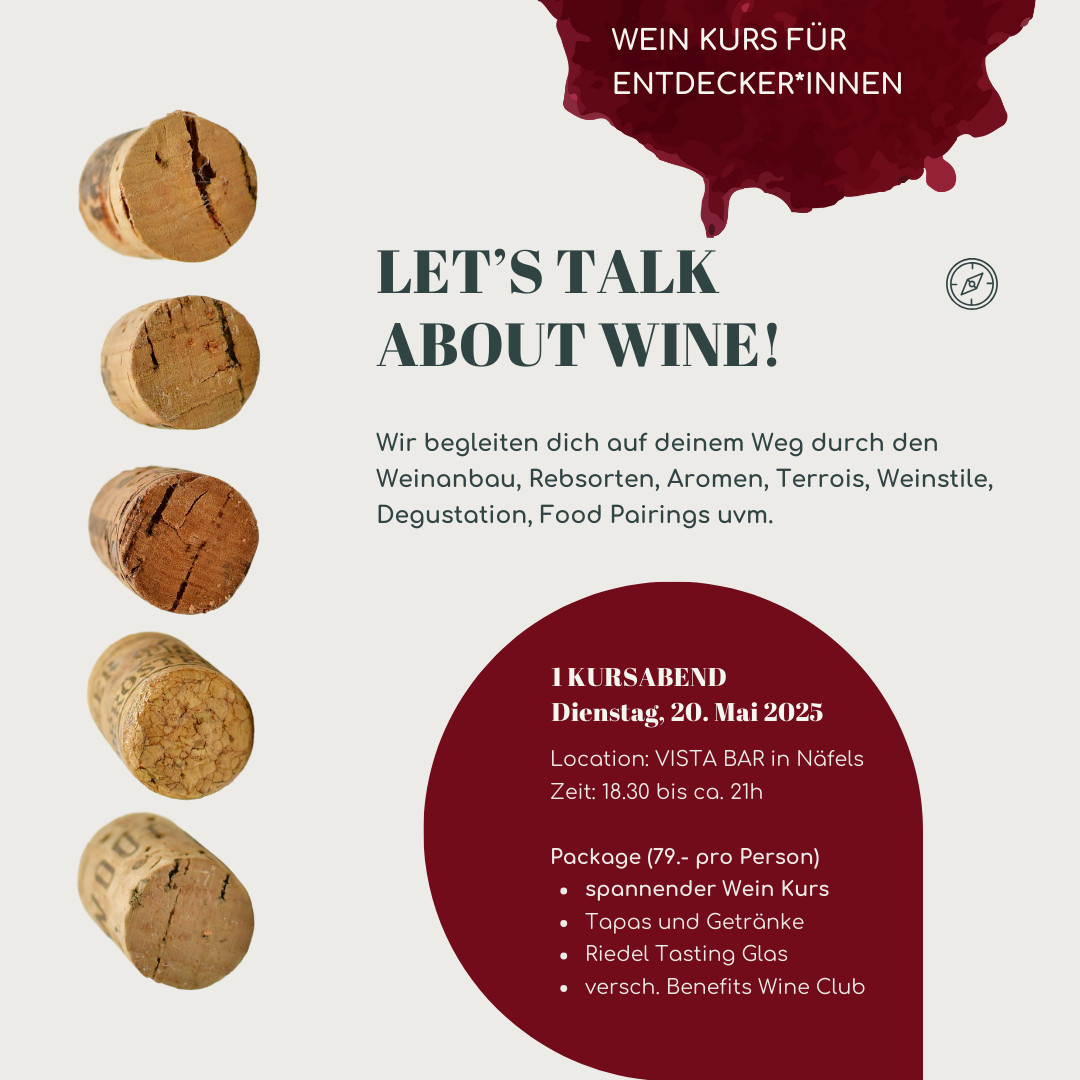 Ticket "LET'S TALK ABOUT WINE" 20.5.25