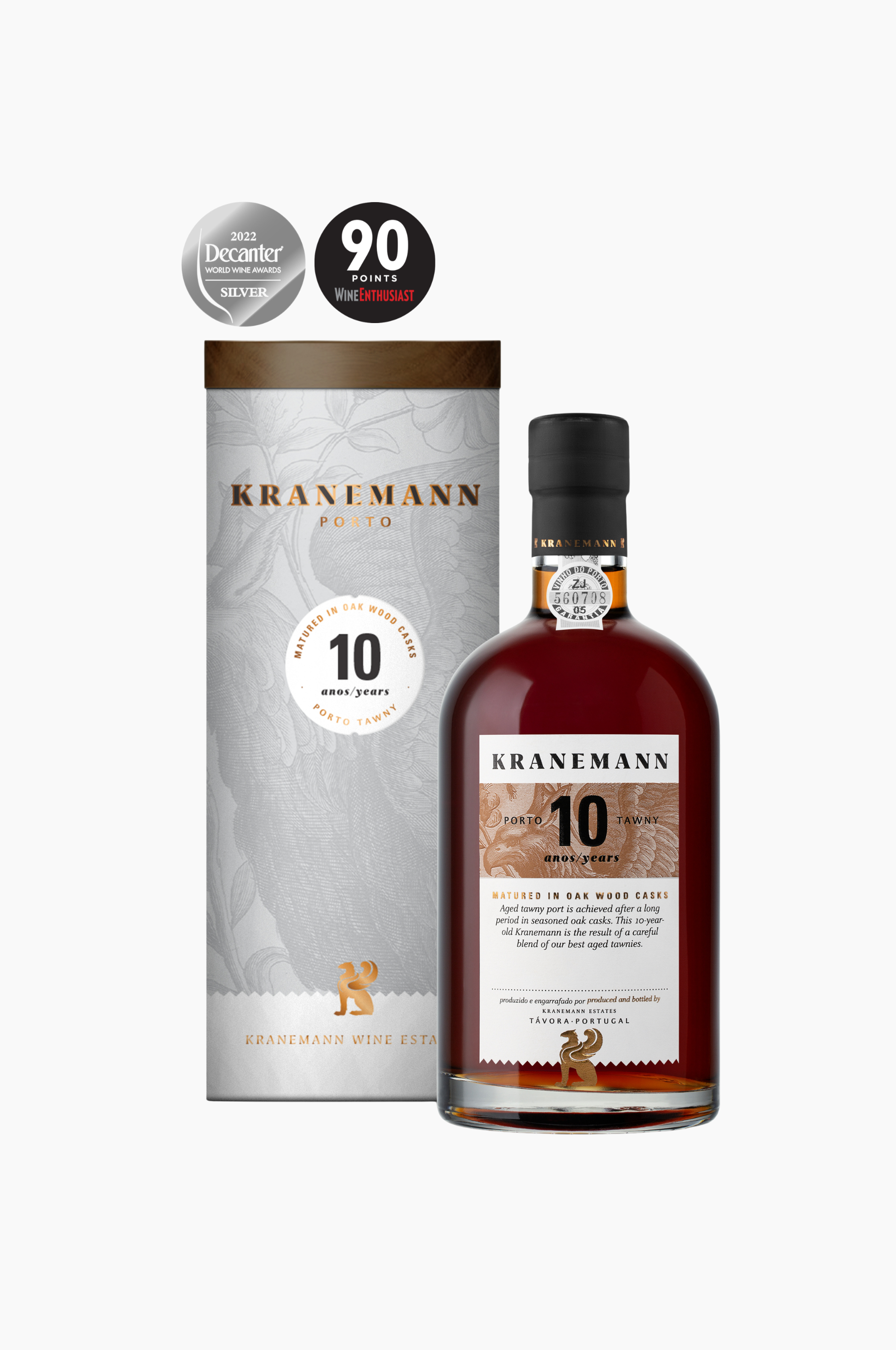 Portwein 10 Anos (Geschenkbox), Kranemann Wine Estates