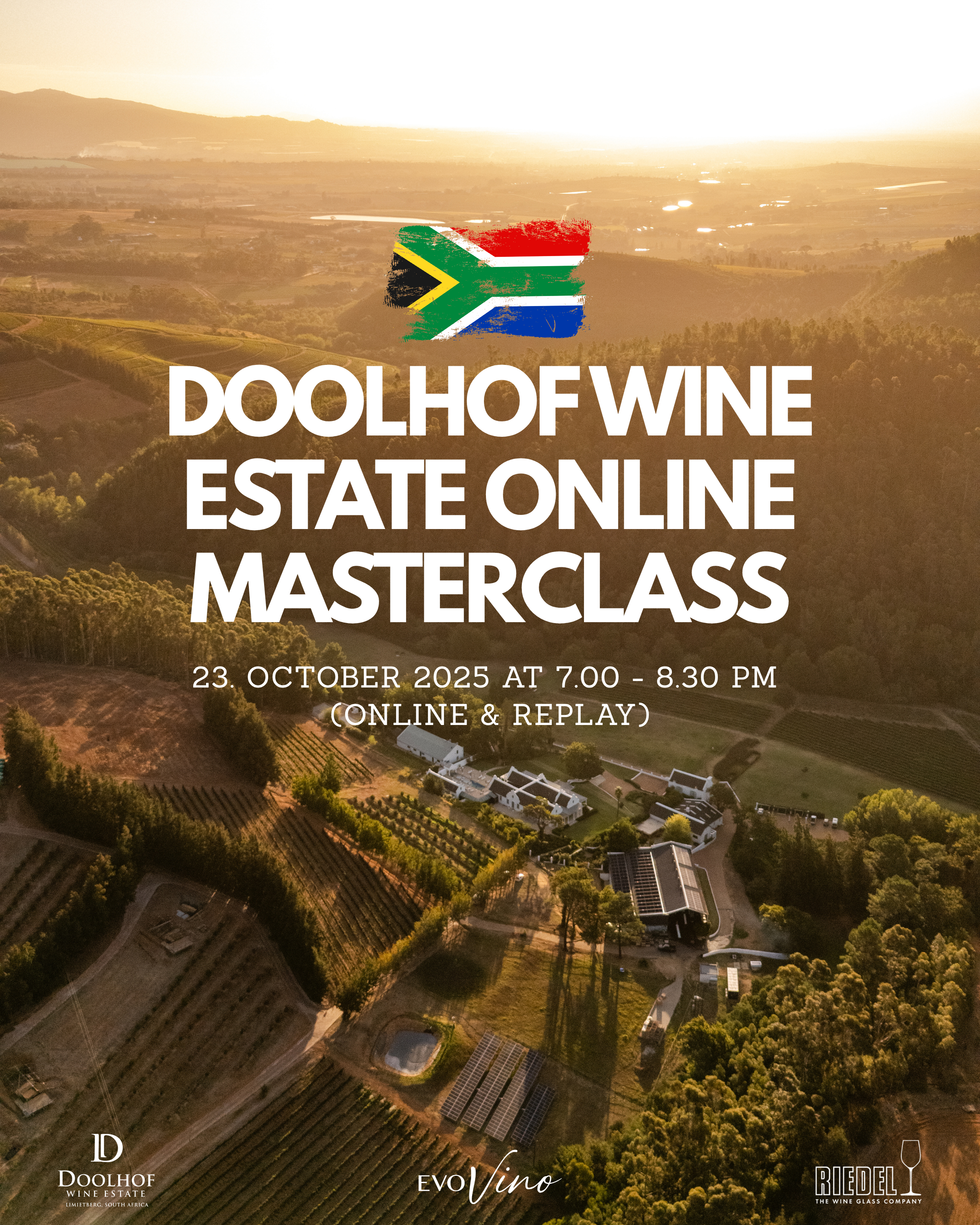 DOOLHOF WINE ESTATE Masterclass October 23 2025 (Online & Replay)