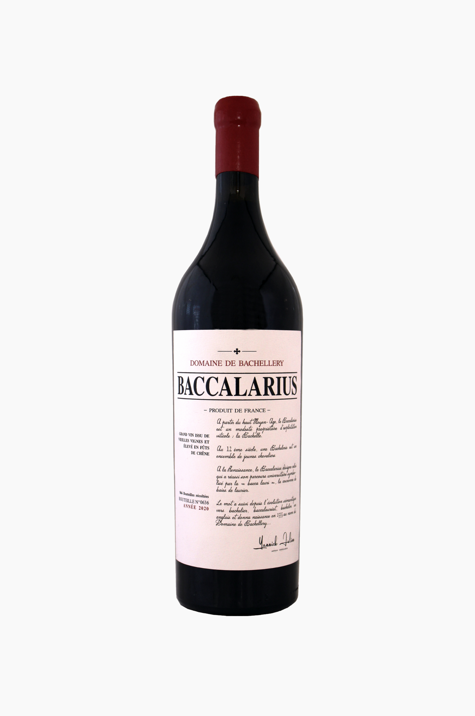 Baccalarius Rouge, Domaine de Bachellery 2021